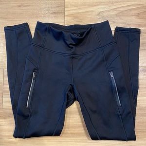 Athleta Prima ridge Fleece lined leggings size s